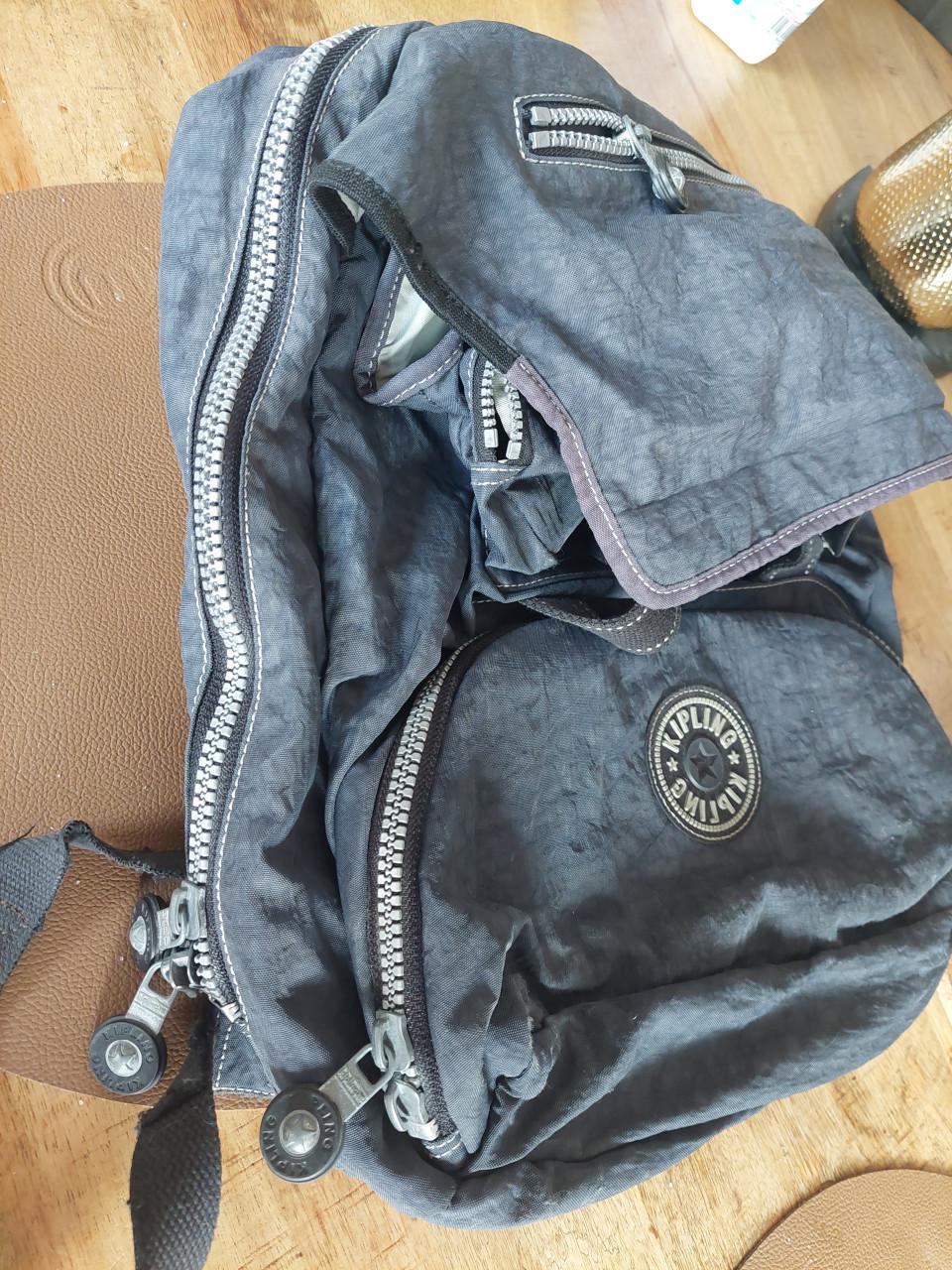 Jeansblauwe Kipling rugtas