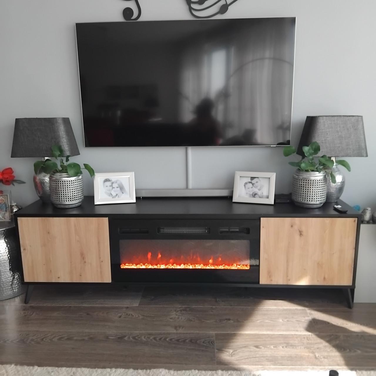 TV meubel met elektrisch haardje