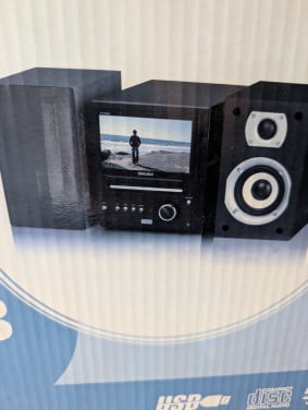 Compacte stereo set met usb mp3 cd beeldscherm