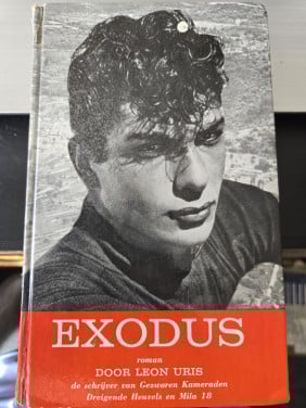 Boek Exodus  Schrijver: Leon Uris  Hollandia, Baarn, 1963