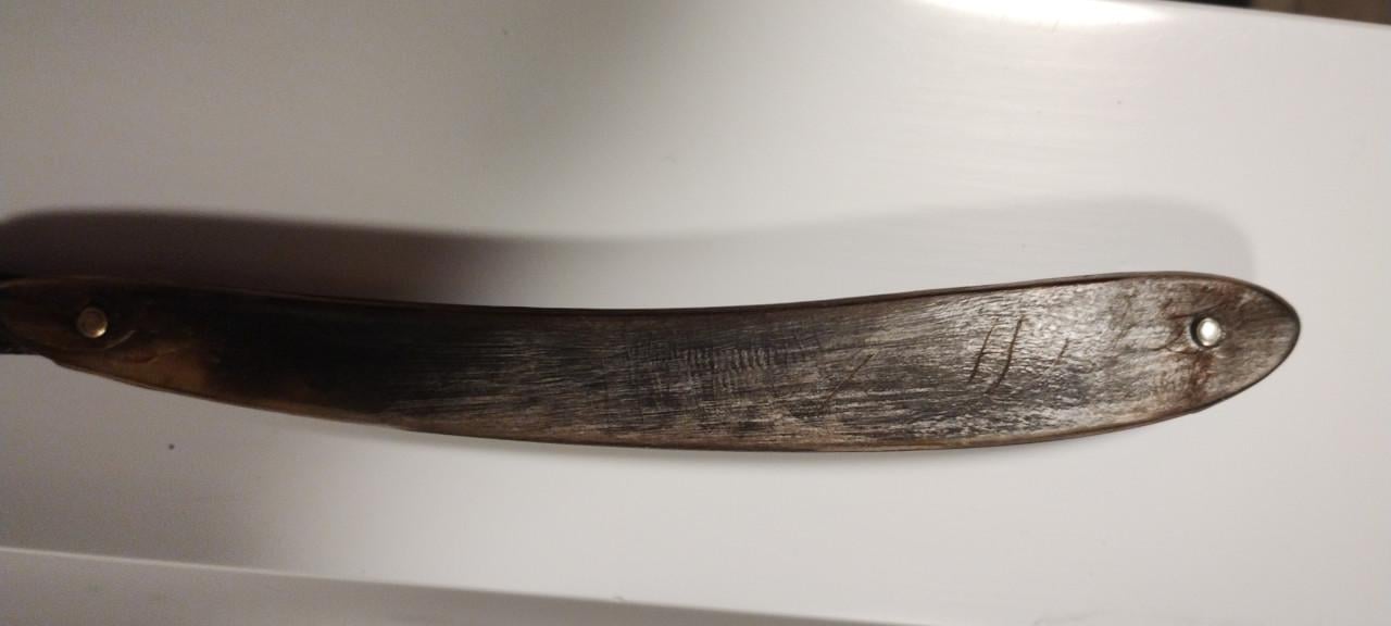 Barbiersmes, gebroeders PITTS 1930.