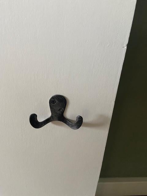 Brocante kapstok/spiegel