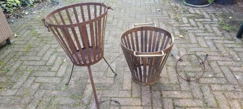 Vuurkorven 2 x en 1 x in RVS