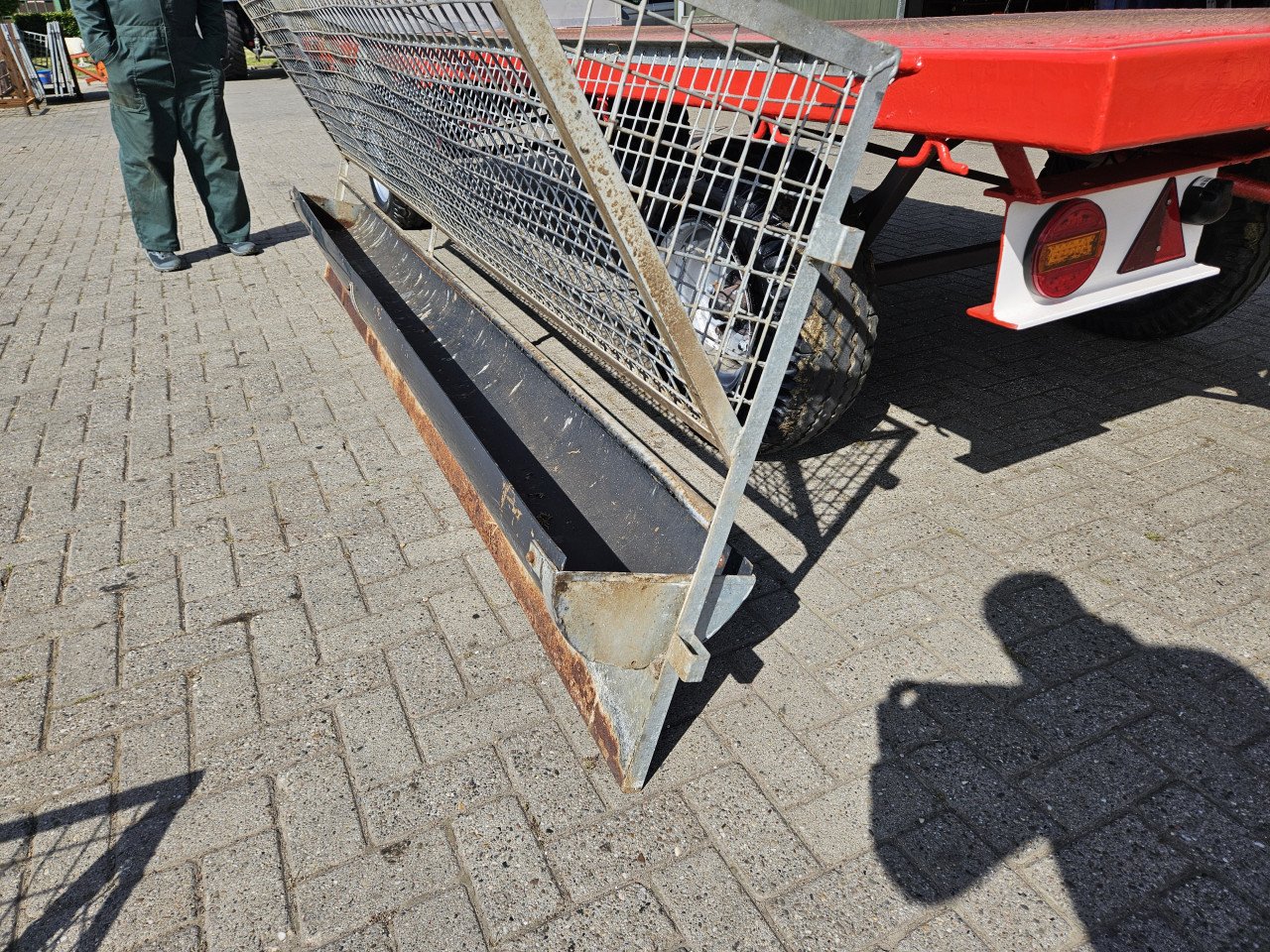 Voederhekken met voergoot en hooiruif