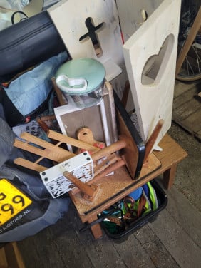 Rommelmarkt spullen.