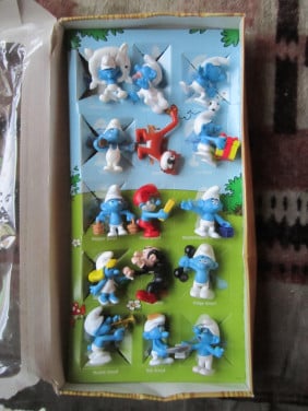 Komplete doos AH Smurfen