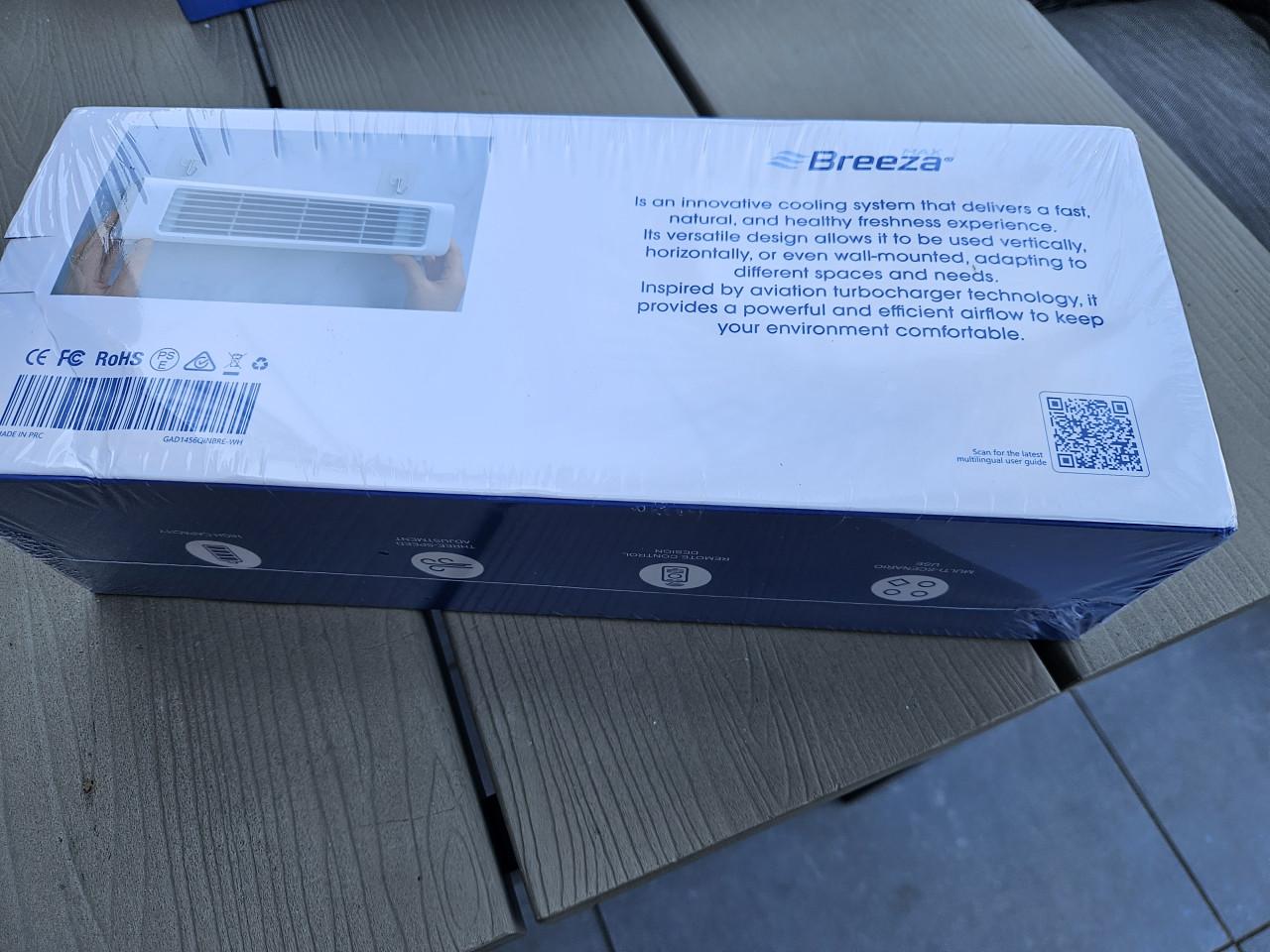 Breeza Innovatief airco Koelsysteem - Nieuw in doos