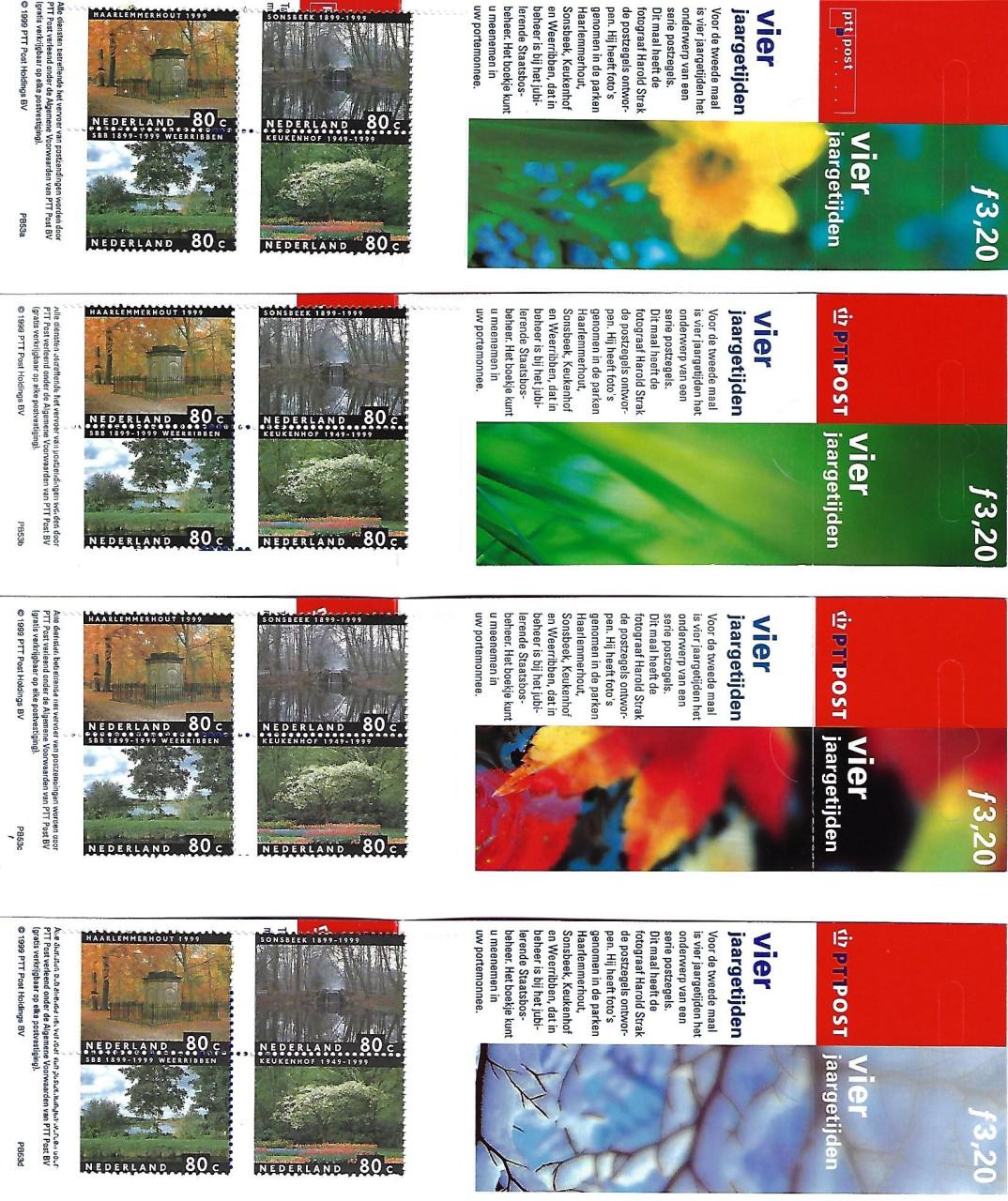 Postzegelboekjes Nederland postfris