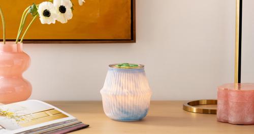 Mooie glazen warmer