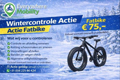 Wintercontrole AKTIE Fatbike € 75,-