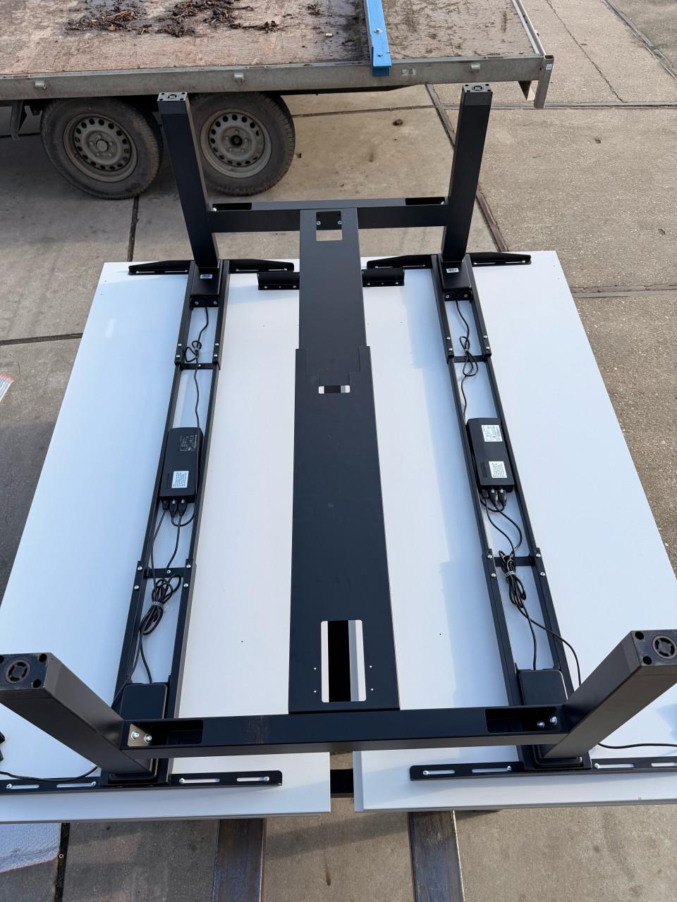 Dubbel Elektrisch Zit Sta Bureau 2 stuks - 170x180cm