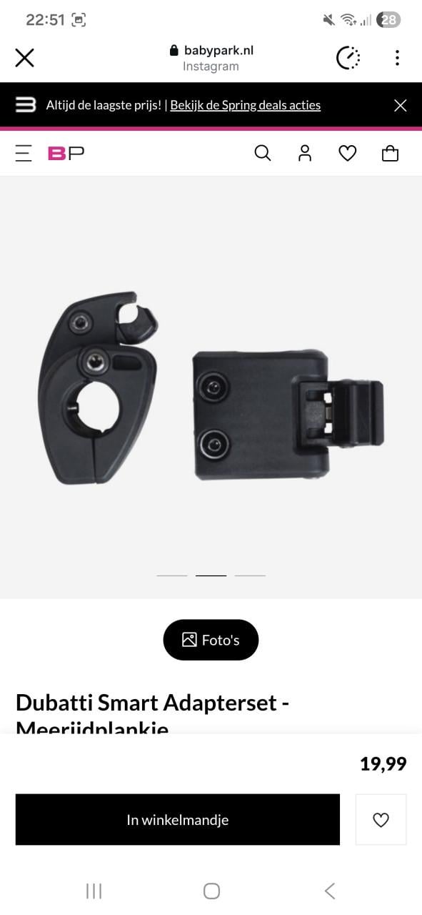 Dubatti meerijdplankje