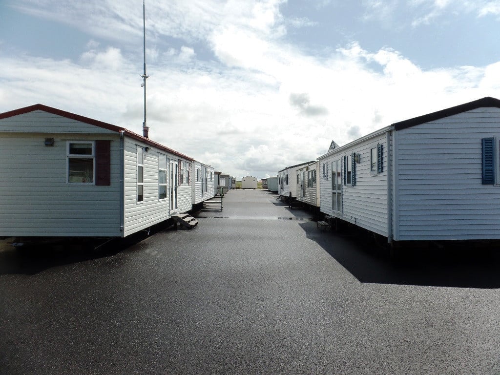 Diverse chalets met middenkamers, ook in partij leverbaar