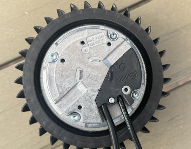 Voor revisie: motor voor DUCO ventilatorbox, ebm-papst R3G140‑AF17‑12