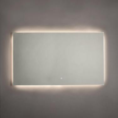 Rechthoekige badkamer spiegel 120x70cm,incl verwarming en verlichting.