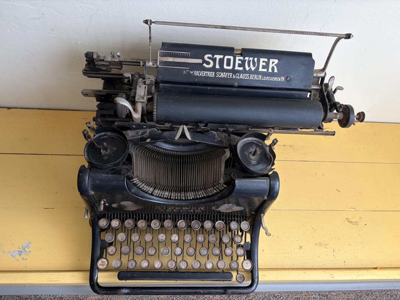 Antieke schrijfmachine