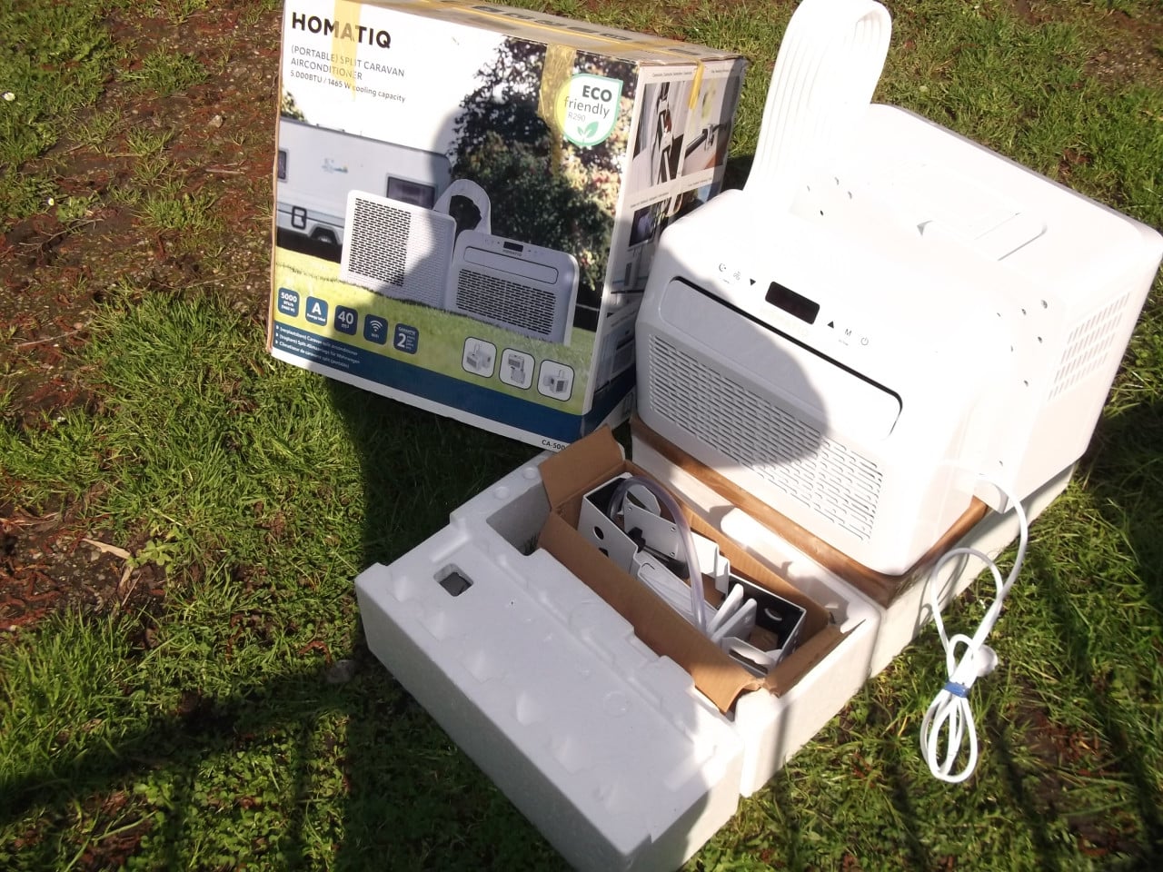 Airco voor caravan / camper Homatiq 5000 BTU in nieuwstaat