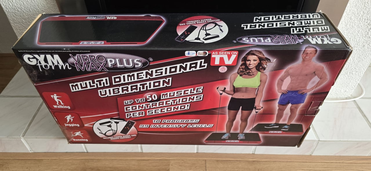 VIBRO MAX PLUS FITNESS SPLINTERNIEUW IN ONGEOPENDE DOOS ZIE FOTO'S
