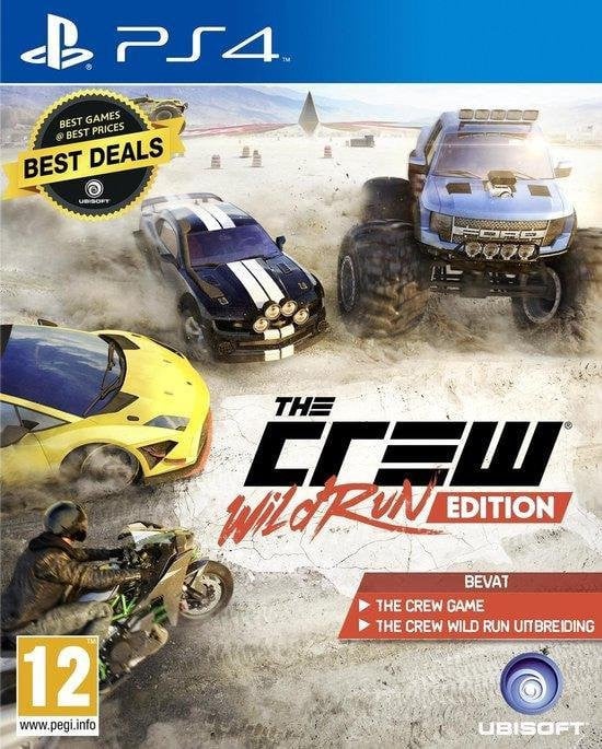 ZGAN PS4 game, The Crew: Wild Run Edition,geen krasje