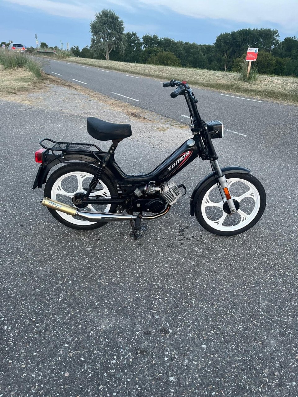 Te koop,  Tomos Standard 65CC blauw kenteken