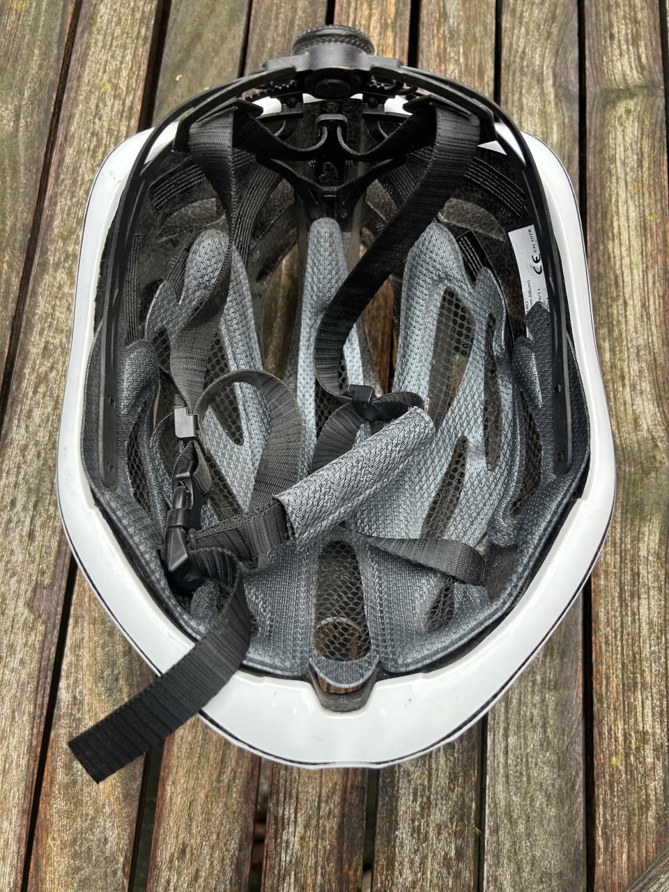 Agu Tesero, witte fietshelm, maat s/m (54-58cm) nieuw