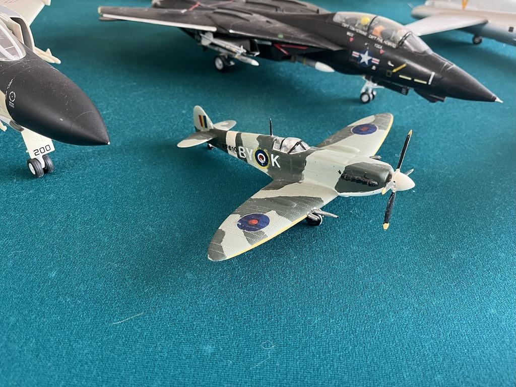 Verzameling vliegtuigmodellen