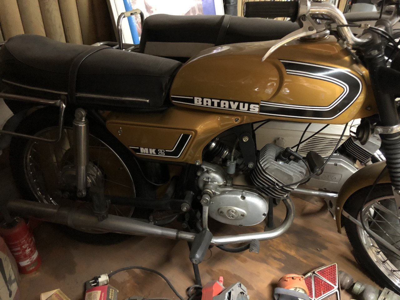 Batavus MK2 1974 goudmetalic