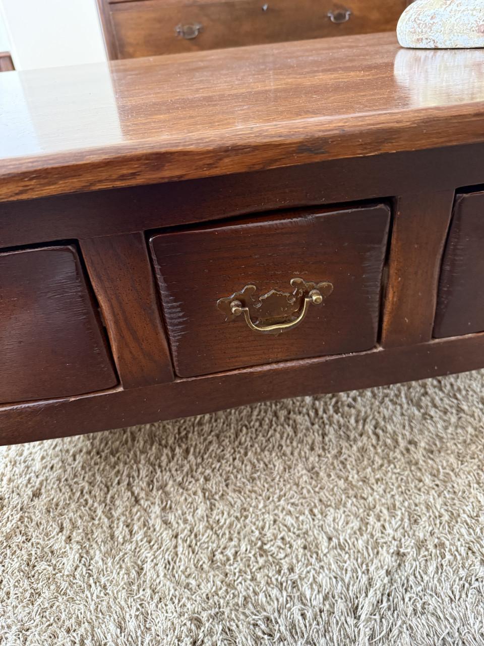 Stevige Perfecte Teak/Eiken Salontafel.