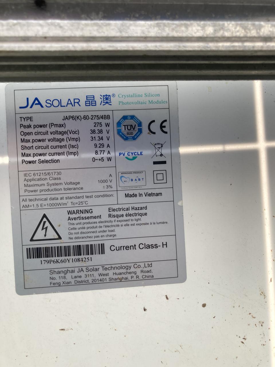 Set zonnepanelen te koop