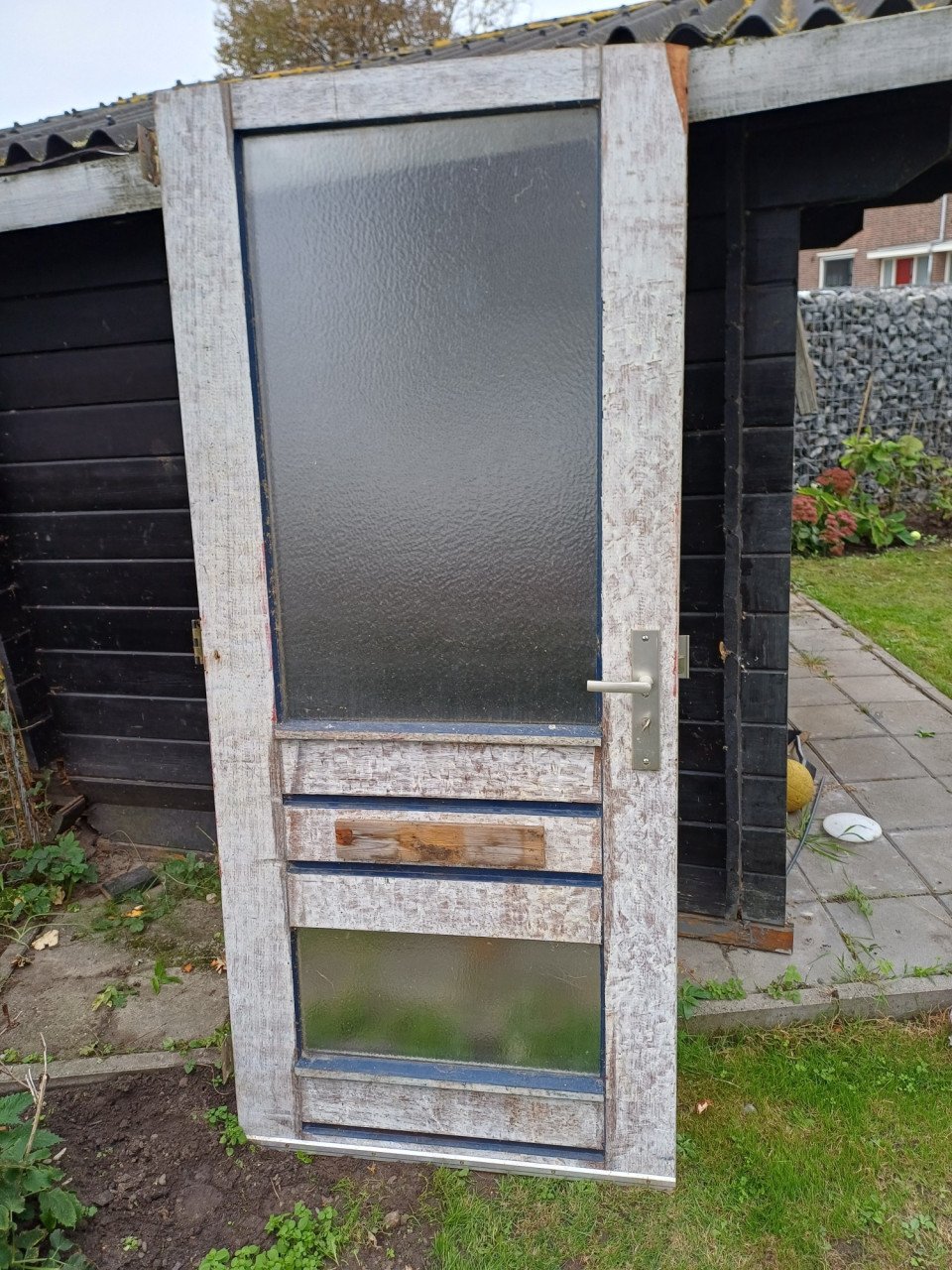 Te koop Hardhouten Voordeur met cilinderslot