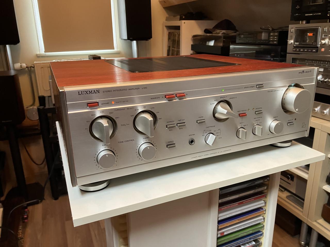 Luxman L-510 vintage top vintage versterker MM/MC 2x112W service+garantie