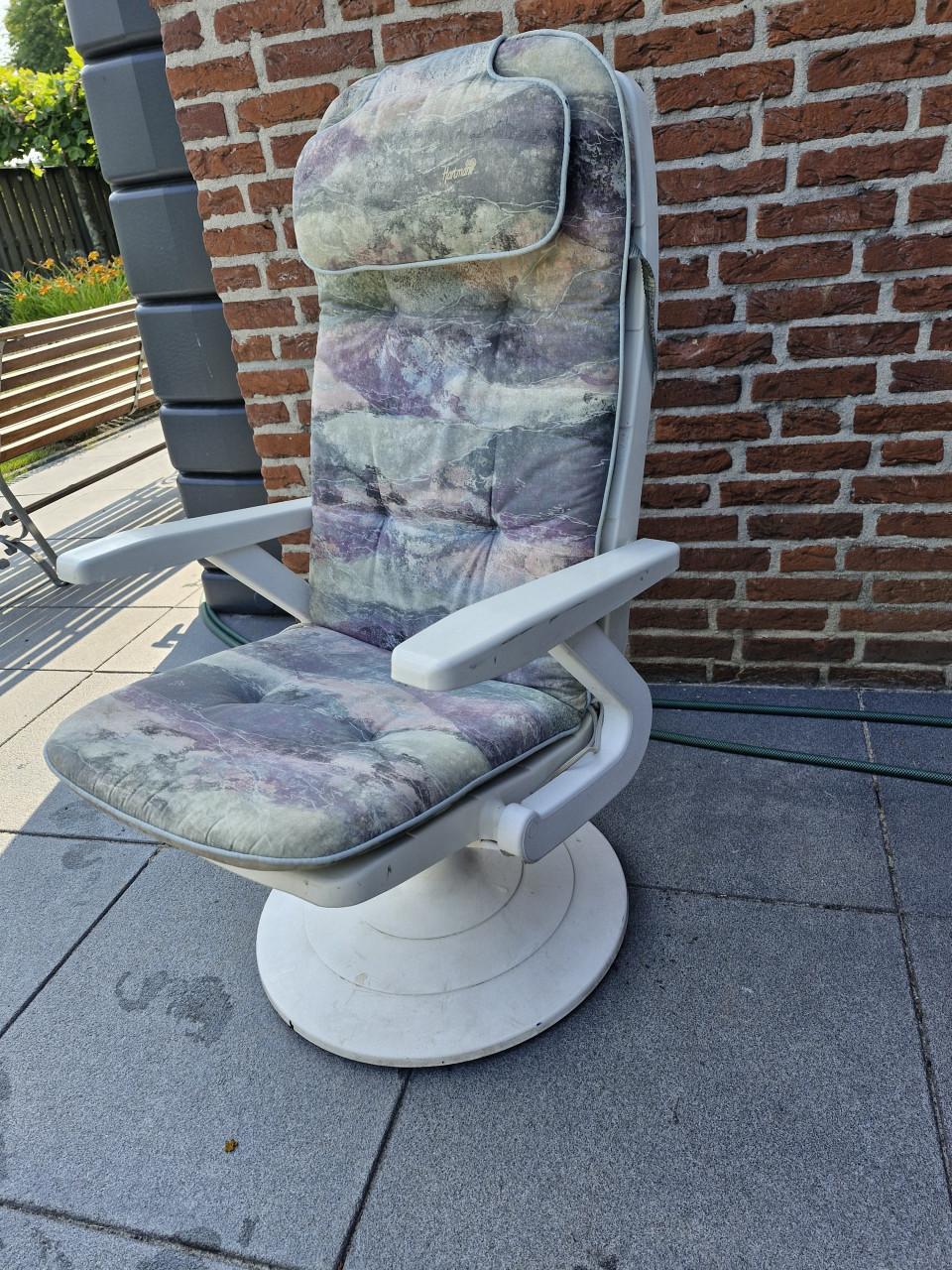 Draaibaar tuinfauteuil met kussen