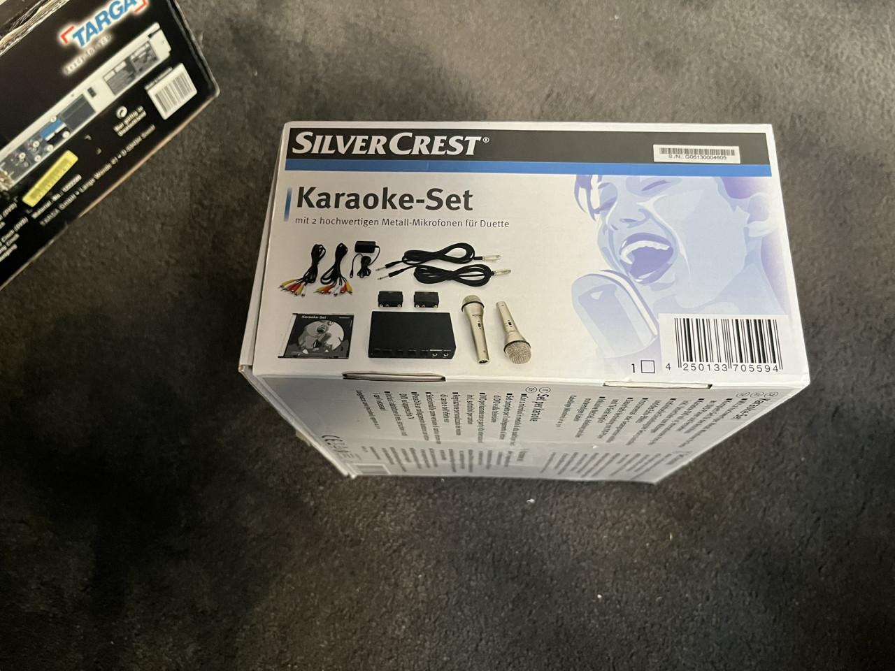 Mirofoonset Silvercrest Karaoke set