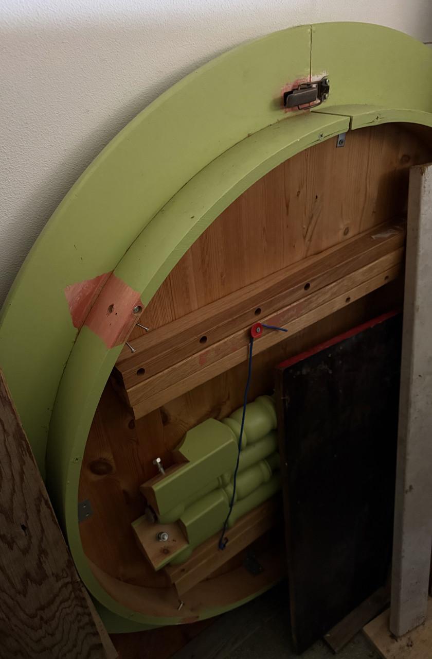 Dressoir/ bureau groen