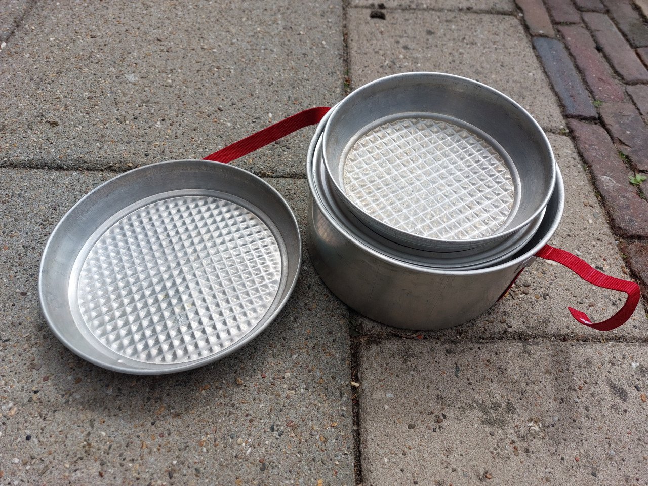 Pannenset voor de camping
