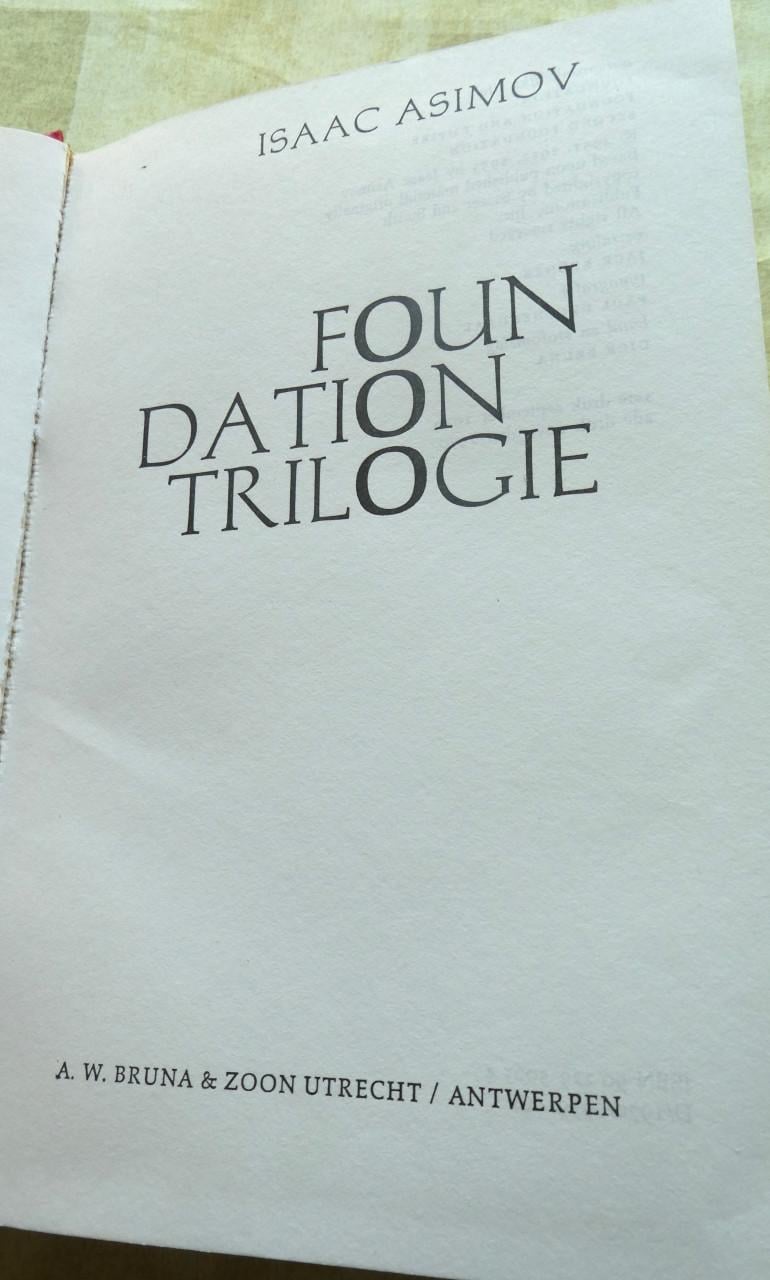 Foundation Trilogie  van Isaac Asimov