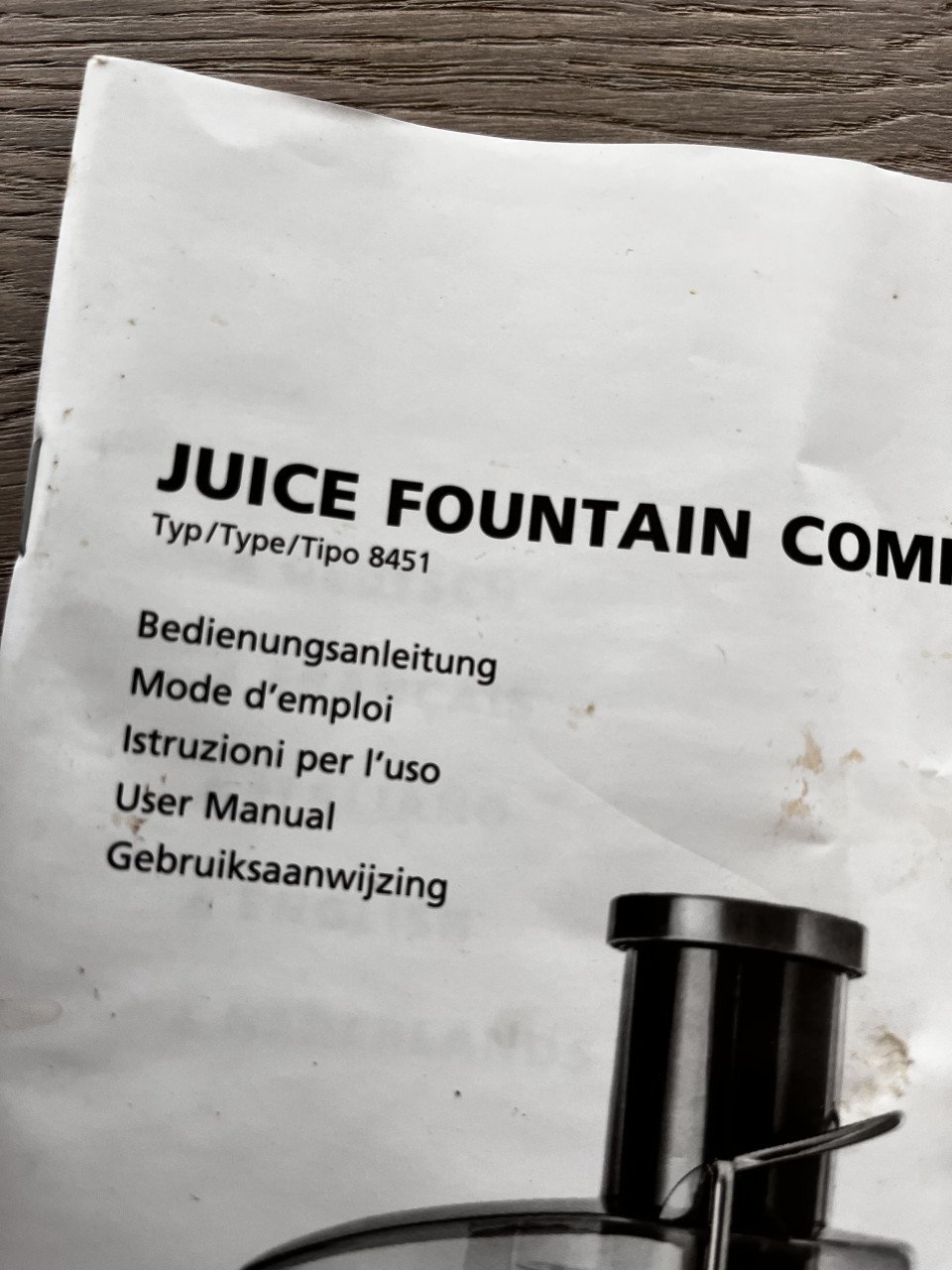 Keukenmachine juicer Solis