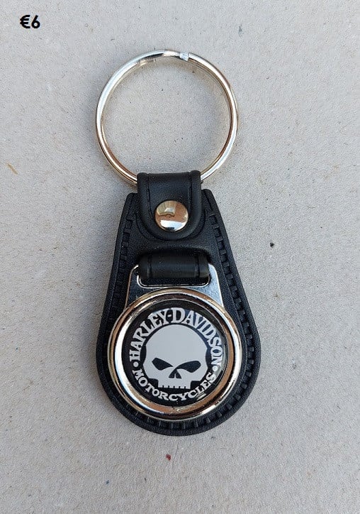 Harley Davidson Willie Skull Sleutelhanger