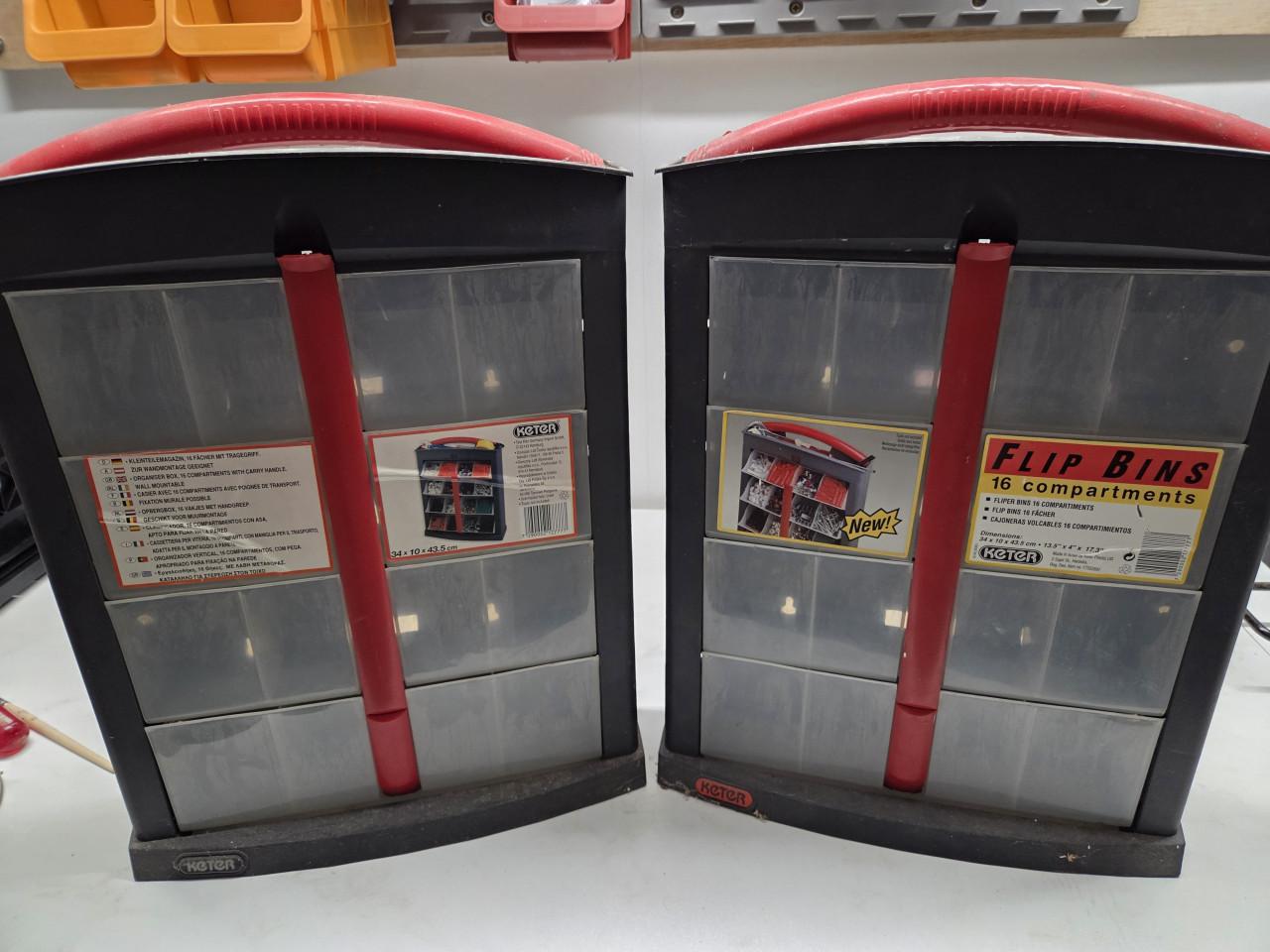 2 Keter sorteerbakken