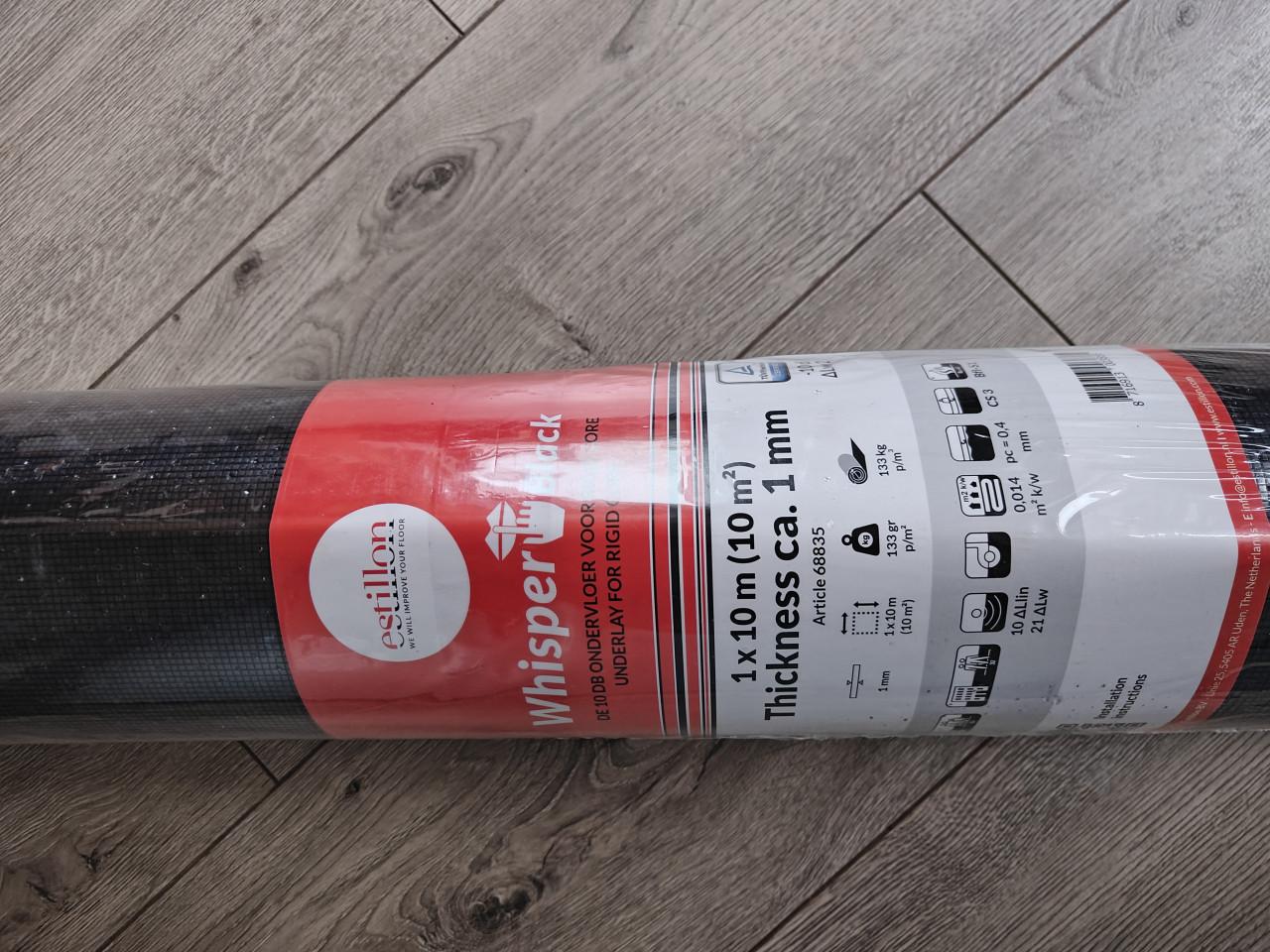 Whisper black ondervloer