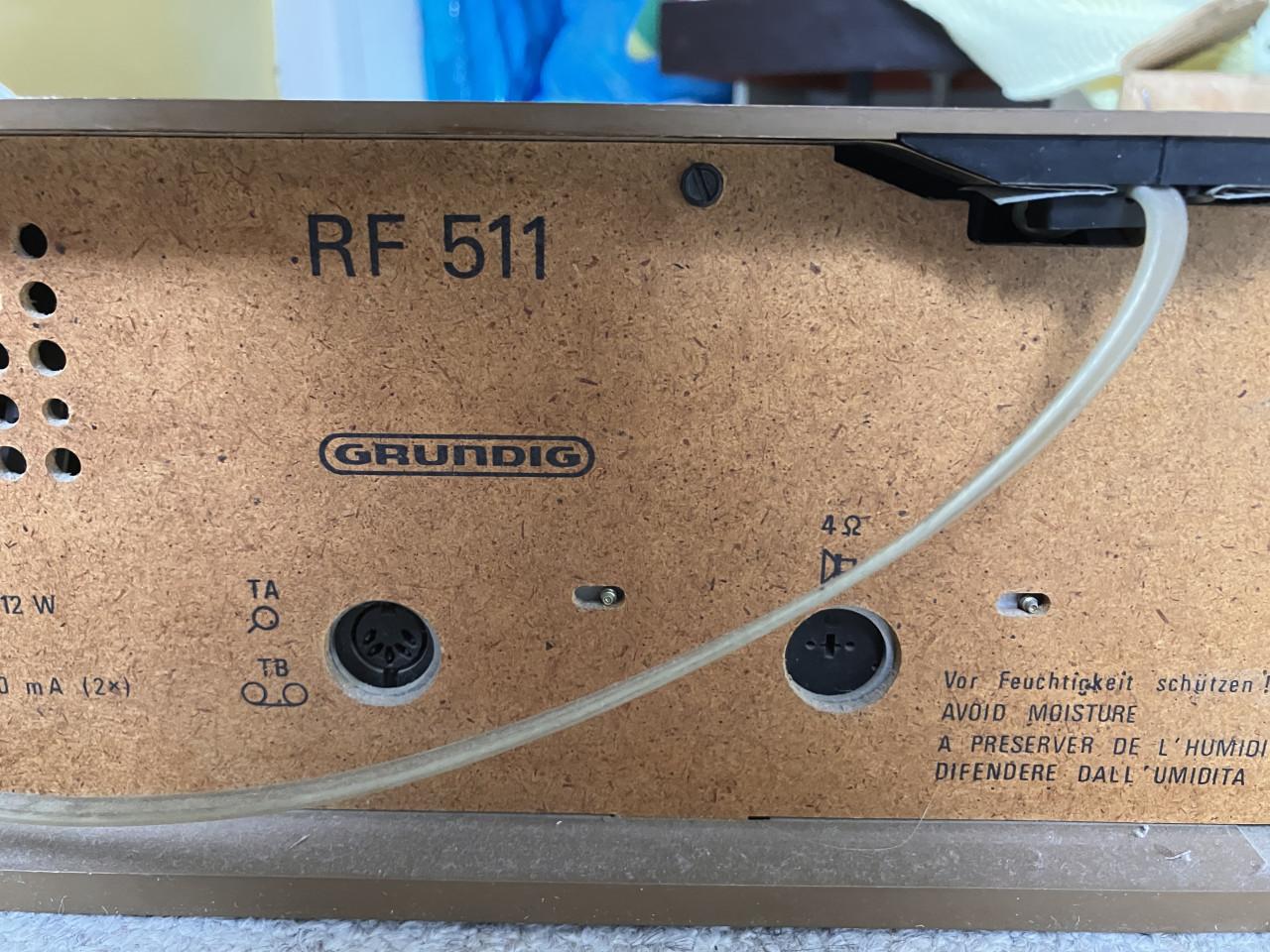 Te koop: vintage radio Grundig RF511.