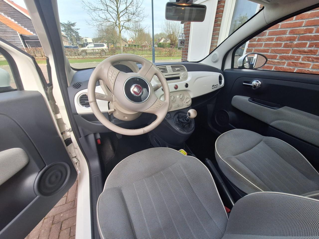 Te koop: nette fiat 500 panodak, climatecontrol.