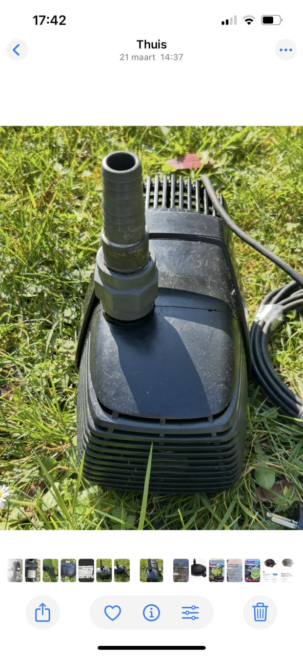 Te koop Messner mpf 10000 sterke en zuinige Vijverpomp en 10000 lpu