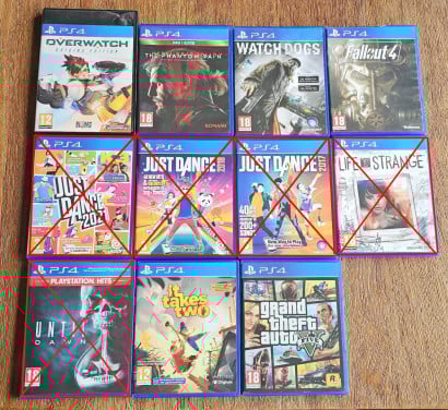 Verschillende PS4 Games