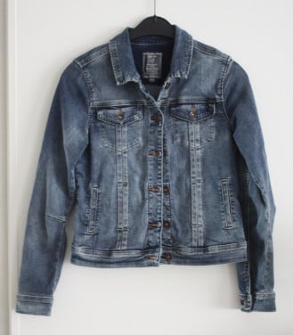 Blauw sijkerjasje maat 164