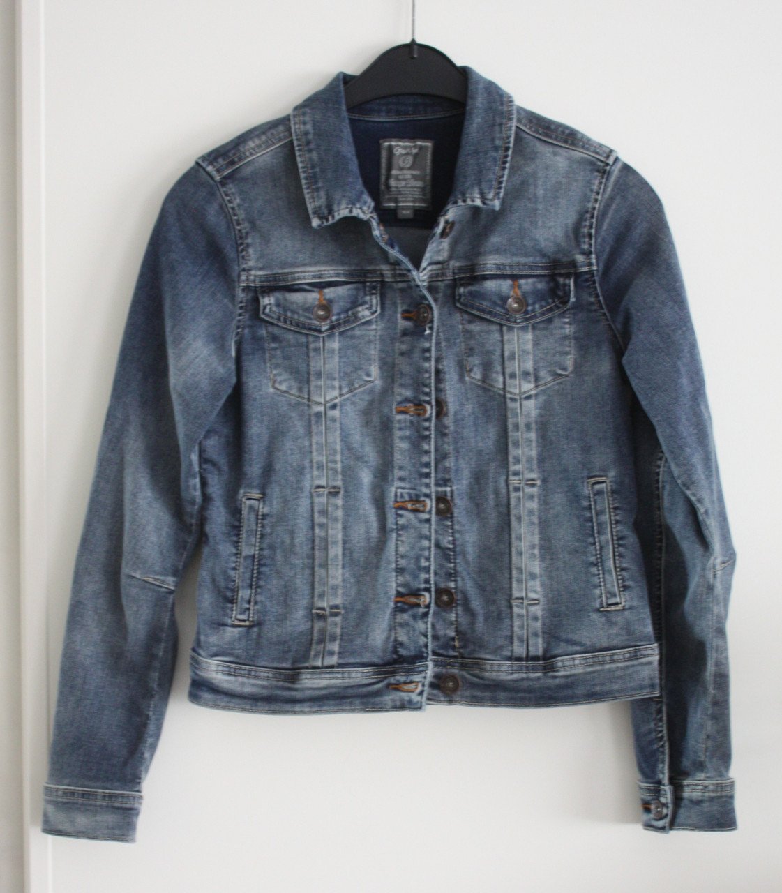 Blauw sijkerjasje maat 164