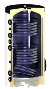 Solarboiler 200 liter Made in Germany OEG + verwarmingselement 3 kw.