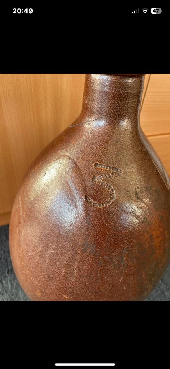 Oude bierkruik