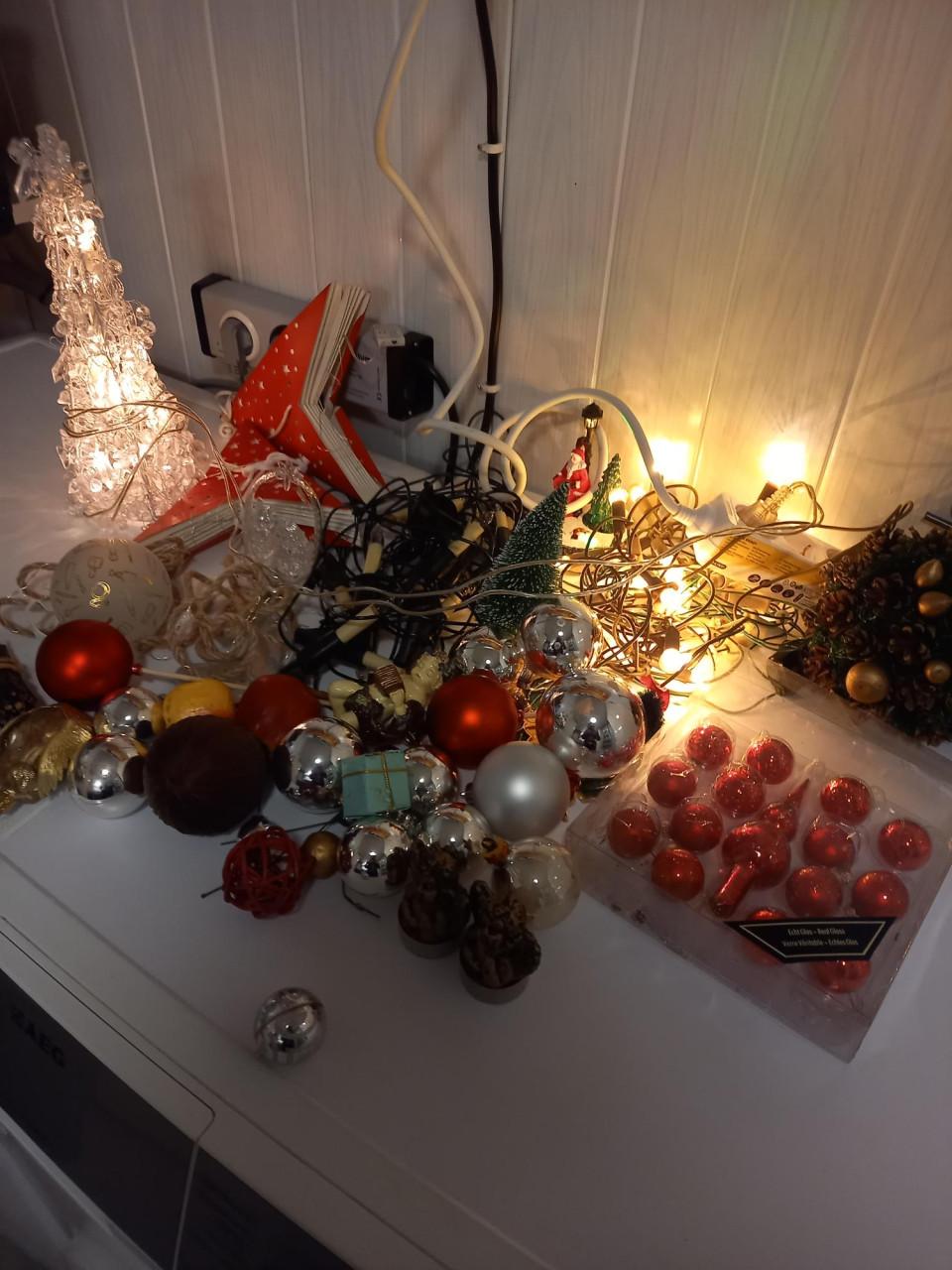 Kerstversiering en spulletjes