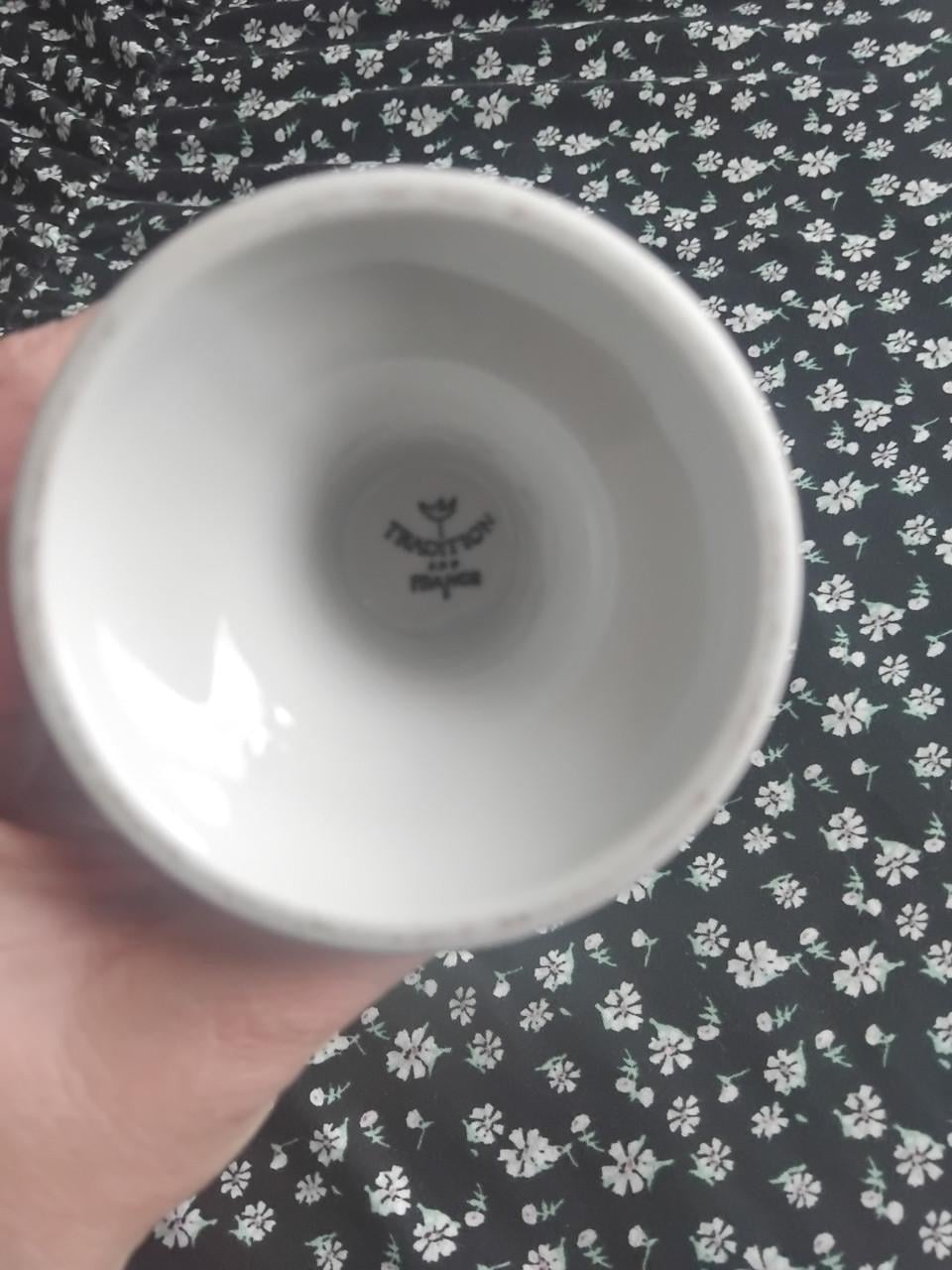Vintage Franse Mazagranbeker Porselein